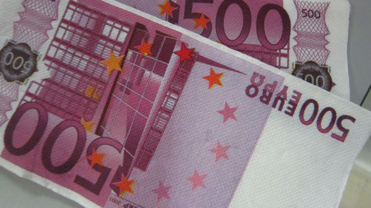 El número de billetes de 500 euros se hunde en noviembre a mínimos históricos desde 2002