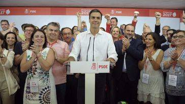 LOS MILITANTES REPONEN A SÁNCHEZ AL FRENTE DEL PSOE