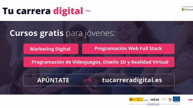 Adecco y Red.es formarán a 125 jóvenes de CLM para mejorar su empleabilidad aumentando sus habilidades digitales