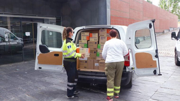 El Gobierno de Castilla-La Mancha ha repartido esta semana más de 203.000 artículos de protección a los centros sanitarios