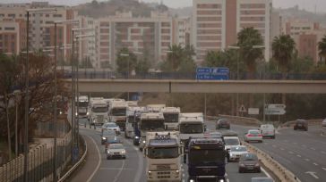 Los transportistas de Puertollano estiman en un 80% el seguimiento del paro en la comarca