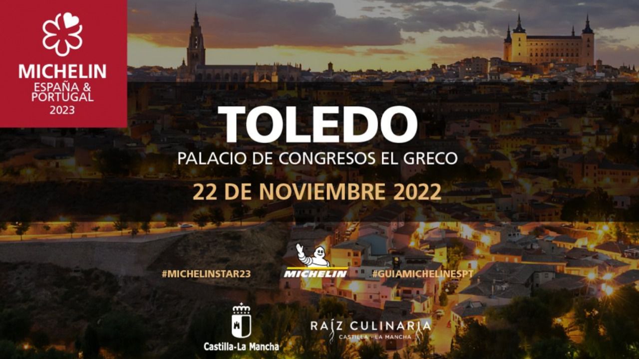 Toledo acogerá el 22 de noviembre la Gala de la Guía Michelin España y Portugal 2023