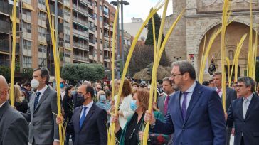 Bellido participa en el Domingo de Ramos de la Semana Santa de Guadalajara