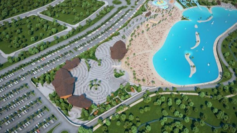CLM tendrá por 15,6 millones la playa artificial más grande de Europa… ubicada a 26 minutos de la otra playa artificial más grande de Europa