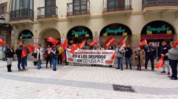 CCOO señala que la totalidad de la plantilla de Douglas en Albacete ha secundado la cuarta jornada de huelga por el ERE