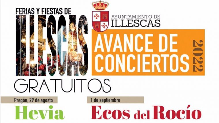 Ana Mena, Dani Fernández, Ecos del Rocío y Hevia actuarán en las fiestas patronales de Illescas