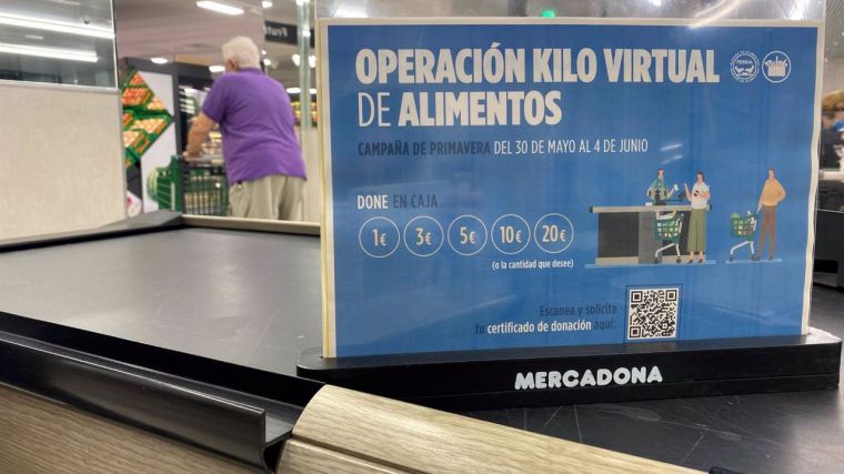 59 tiendas de Mercadona en CLM se suman a la Operación Kilo de Primavera organizada por los Bancos de Alimentos 