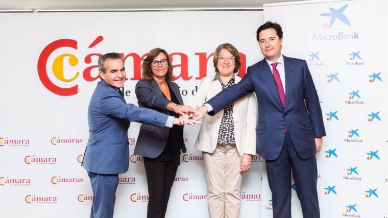 Cámara de España y MicroBank acuerdan facilitar la financiación de empresas a través de microcréditos