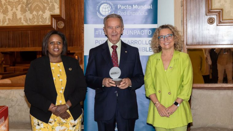 Globalcaja recibe el reconocimiento ‘Contigo Somos+’ como socio prescriptor del Pacto Mundial de Naciones Unidas 