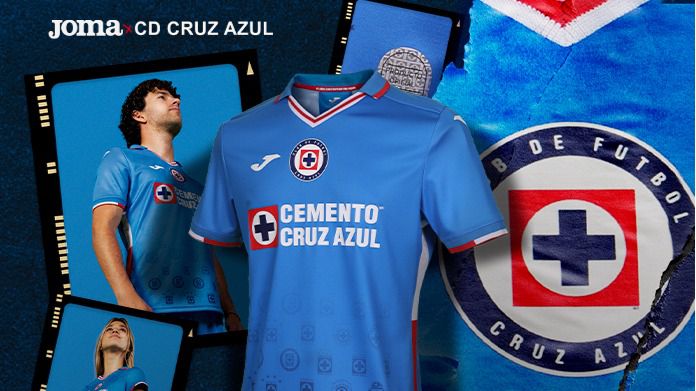 Nueva equipación del Cruz Azul, campeón de la supercopa de México