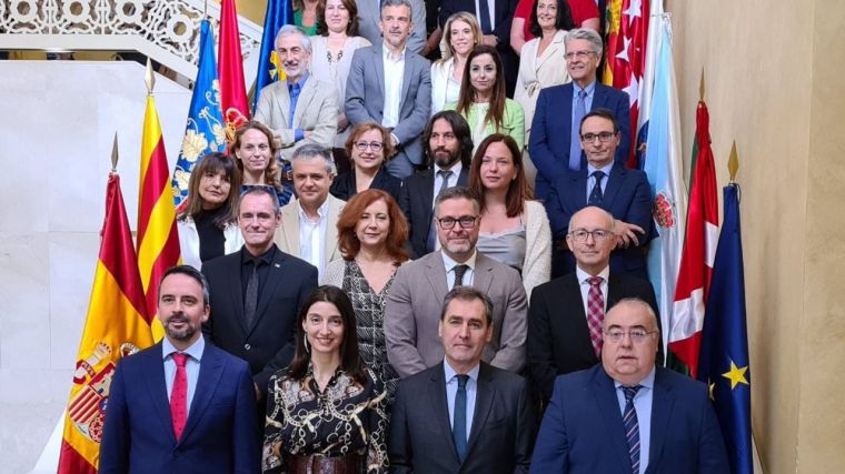 La ministra de Justicia, Pilar Llop, junto a los asistentes a la Conferencia Sectorial de Justicia celebrada en Toledo el 23 de junio