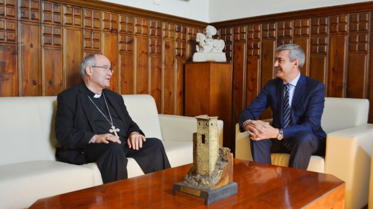 Álvaro Gutiérrez y Francisco Cerro analizan la colaboración entre Diputación y Arzobispado de Toledo