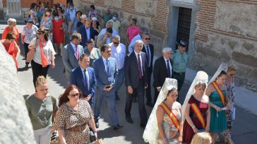 El presidente de la Diputación, en las fiestas patronales de Nombela