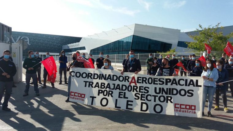 Casi 300 empleados de Aernnova-Illescas continuarán sus paros y huelgas semanales en el tercer mes de movilización