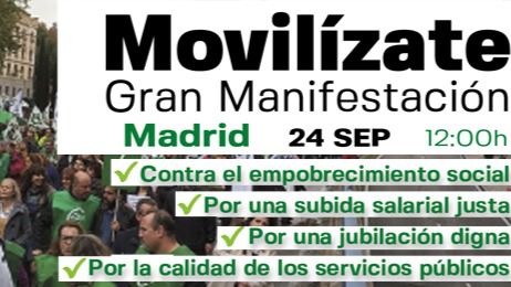 CSIF contribuirá con más de 2.000 trabajadores de CLM a la manifestación nacional de este sábado en Madrid