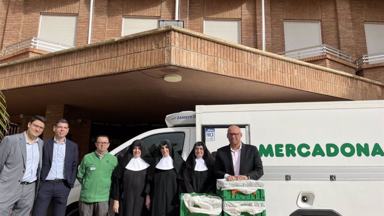 Mercadona donará diariamente alimentos a la residencia San Antón de Albacete