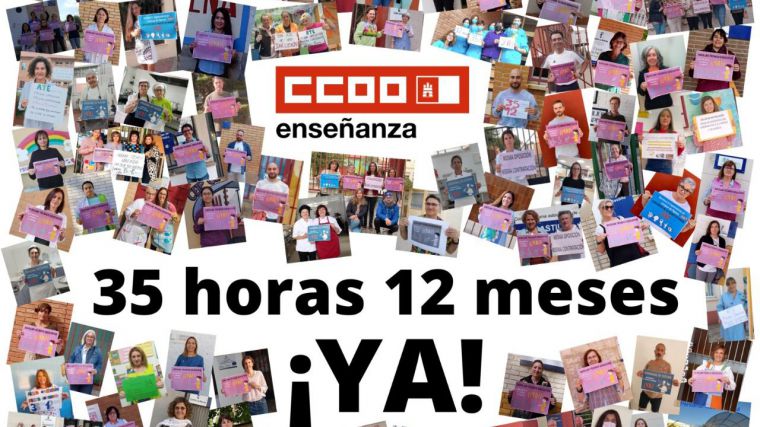 Cartel de la convocatoria organizada por CCOO