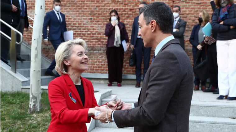 Visita de Von der Leyen el pasado 3 de marzo a España