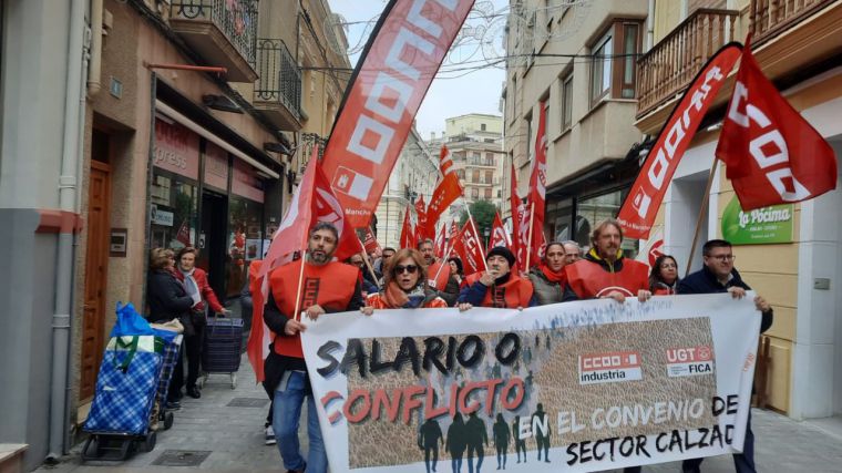 CCOO-Industria CLM valora el preacuerdo en el convenio del Calzado y destaca que “ha sido posible por la movilización y la huelga”