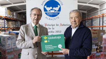 Globalcaja dona al Banco de Alimentos de Albacete recursos para 3.000 kilos de alimentos y artículos de primera necesidad