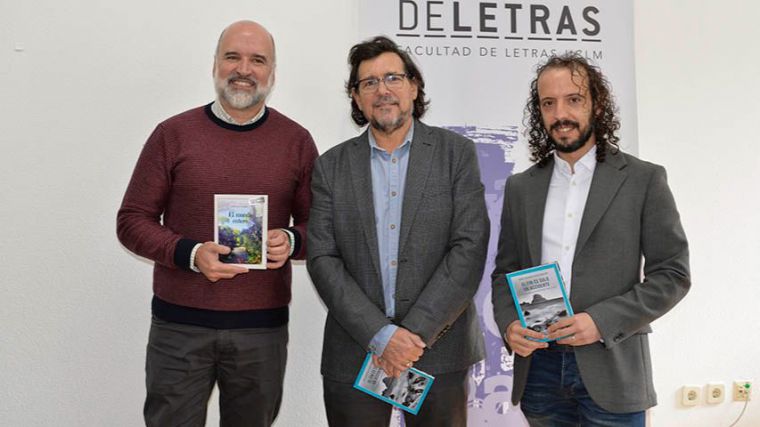 El escritor Jorge Andreu y el poeta José Manuel Lucía visitan la Facultad de Letras del Campus de Ciudad Real