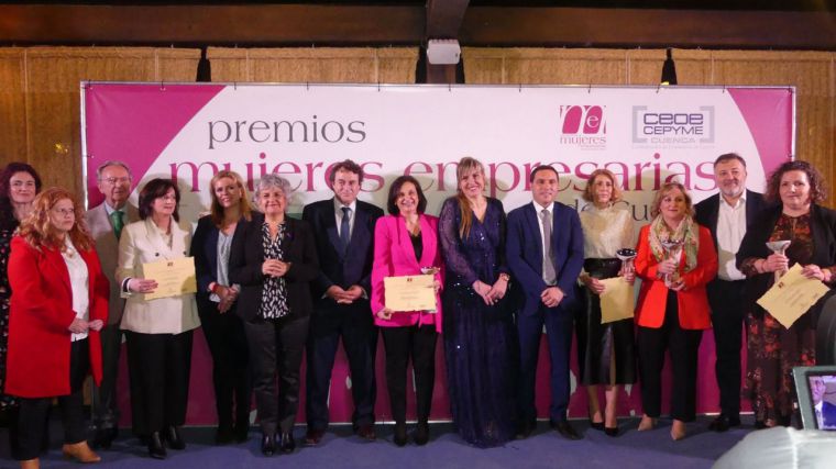 AMEP reconoce a sus mujeres empresarias destacadas durante los I Premios Mujeres Empresarias de Cuenca