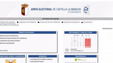 La Junta Electoral Regional de CLM contará con una sede electrónica que estará en servicio 24 horas al día