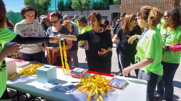 Ana Gómez destaca la generosidad de los participantes en la marcha solidaria de Marsodeto