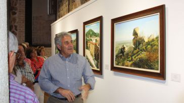 El Centro Cultural San Clemente acoge una exposición de pintura de Manuel García Rodríguez sobre la Sierra de San Vicente y Toledo