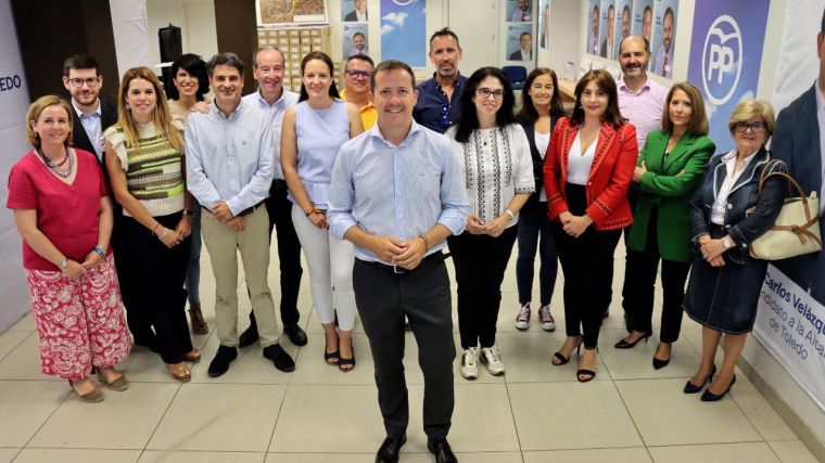 Velázquez inaugura la sede electoral desde la que va a impulsar 'los cambios que necesita Toledo'