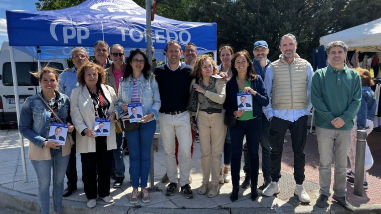 Velázquez asegura que el PP es la única opción política con una solución al problema de los atascos y la falta de aparcamiento en Toledo