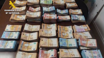 Intervienen en Albacete 400.000 euros a los dos ocupantes de un vehículo que no pudieron acreditar su origen