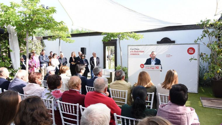 Emiliano García-Page pide “todos los votos posibles” en una Castilla-La Mancha que está “mucho mejor que hace ocho años”