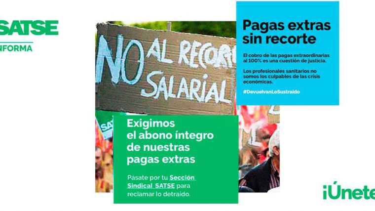 SATSE denuncia ante el Defensor del Pueblo el impago de 7.500 euros a cada enfermera de la sanidad pública