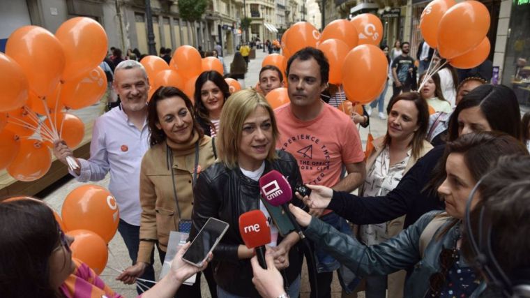 Picazo (Cs) cierra campaña 'ilusionada' y haciendo llamamiento a la clase media: 'Hay que votar por el cambio'