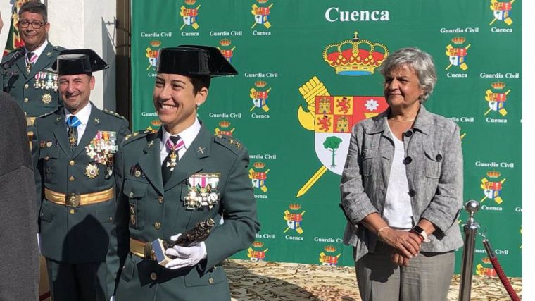 María Jesús Pascual, primera jefa de la Comandancia de la Guardia Civil de Cuenca.