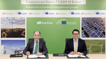 Iberdrola firma un préstamo de 1.000 millones con el BEI para renovables en España, Portugal y Alemania