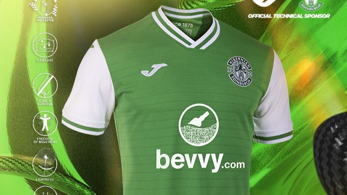 Nueva camiseta 2023/2024 del Hibernian CF.