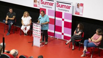 Sumar se reivindica en Azuqueca como “la fuerza en ascenso con capacidad de quitarle escaños a las derechas para revalidar el gobierno progresista”