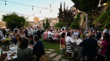Éxito de la cena en el Jardín de Sofía, segundo lugar emblemático para conmemorar la capitalidad gastronómica de Cuenca