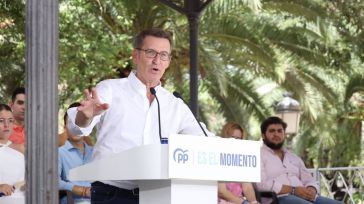 Feijóo dice que Sánchez se "encerró" para "nada" ante el debate y apela al voto útil al PP para evitar el bloqueo