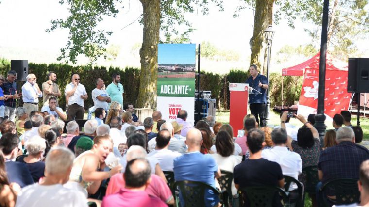 García-Page pide el voto para el PSOE, “un partido con mentalidad de Gobierno que es esencial en España”