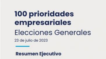 CEOE CEPYME Cuenca reclama al próximo gobierno las 100 prioridades empresariales