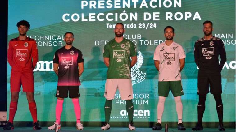 El CD Toledo arranca la temporada y presenta su nueva equipación de la mano de Cerveza LA SAGRA, nuevo patrocinador principal