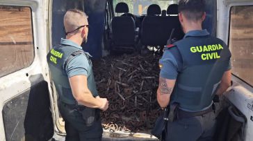 Los 7 detenidos tras robar 3.000 kilos de material ferroviario en Consuegra suman 30 delitos en la provincia