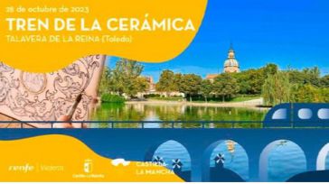 El nuevo tren turístico 'De la Cerámica' conectará Madrid y Talavera de la Reina desde el 28 de octubre