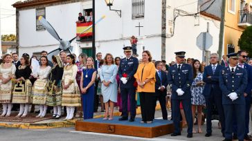 Conchi Cedillo participa en el tradicional homenaje al Ejército del Aire celebrado en Villatobas