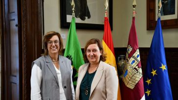 Cedillo se reúne con la presidenta de la Diputación de Palencia