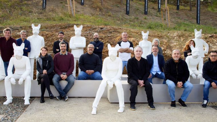 Equipo de elBullifoundation junto a Ferran Adriá.