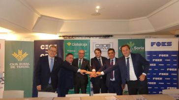 Globalcaja mantiene su alianza con las organizaciones empresariales de Cuenca, Soria y Teruel contra la despoblación 